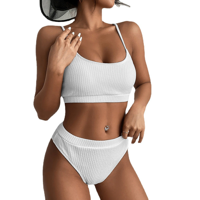 Sandra Bikini |  Bequemer Bikini mit High-Waist-Slip