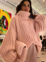 Celine Rollkragenpullover | Stilvoller, elegant gestrickter Pullover für Damen