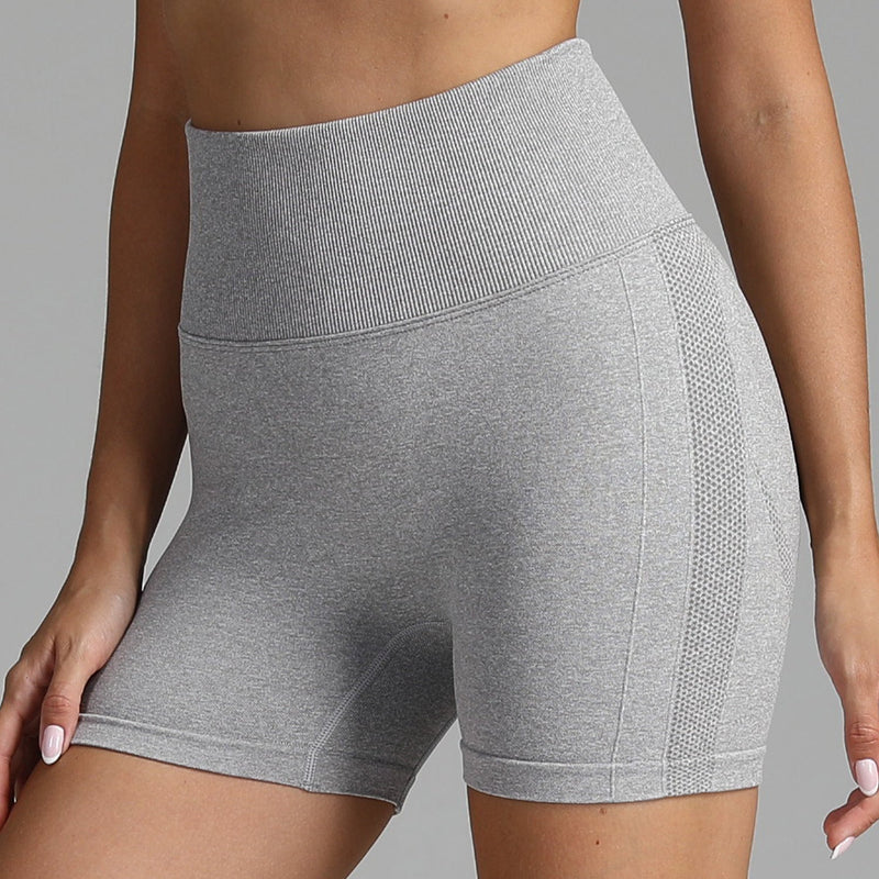 Mia Fitness-Shorts | Hochtaillierte, schmale Stretch-Fitnessshorts für Damen