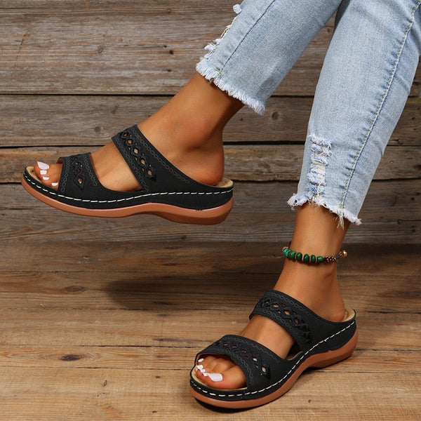 Dide Sandalen | Klassisch elegante orthopädische Sandalen für Frauen