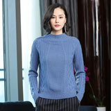 Clara Rollkragenpullover | Stilvoller Rollkragenpullover aus Zopfmuster-Wolle für Damen