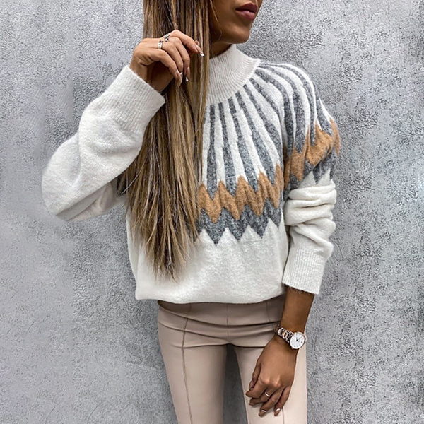 Clara Luxe Sweater | Premium weicher Damenpullover in Übergröße