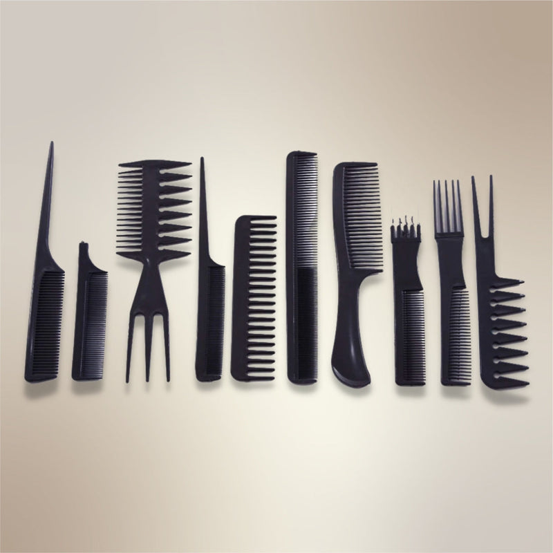 Beaux Cheveux Kollektion | Bürsten Set Friseur Kämme 10 teiliges Set