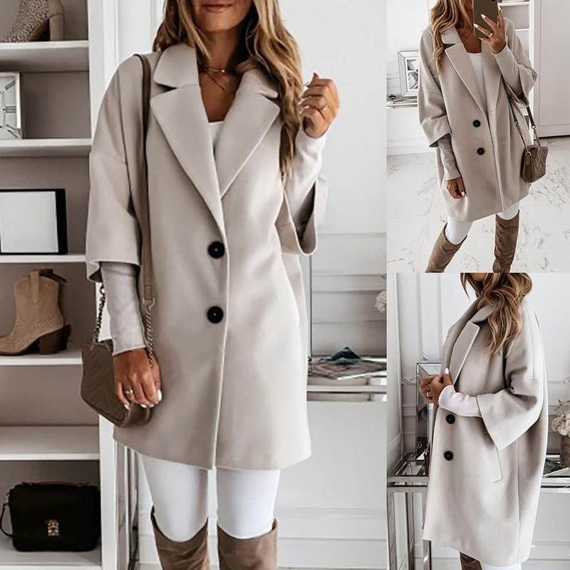 Laurent Mantel | Eleganter trendiger langer Mantel für Frauen