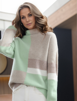 Grace Rollkragenpullover | Premium Weicher Pullover mit Rollkragen für Damen