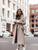 Chloe Mantel | Elegante Lange Vintage-Jacke für Damen